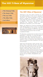 Mobile Screenshot of hilltribesmyanmar.com